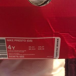 Nike Prestos worn a couple times